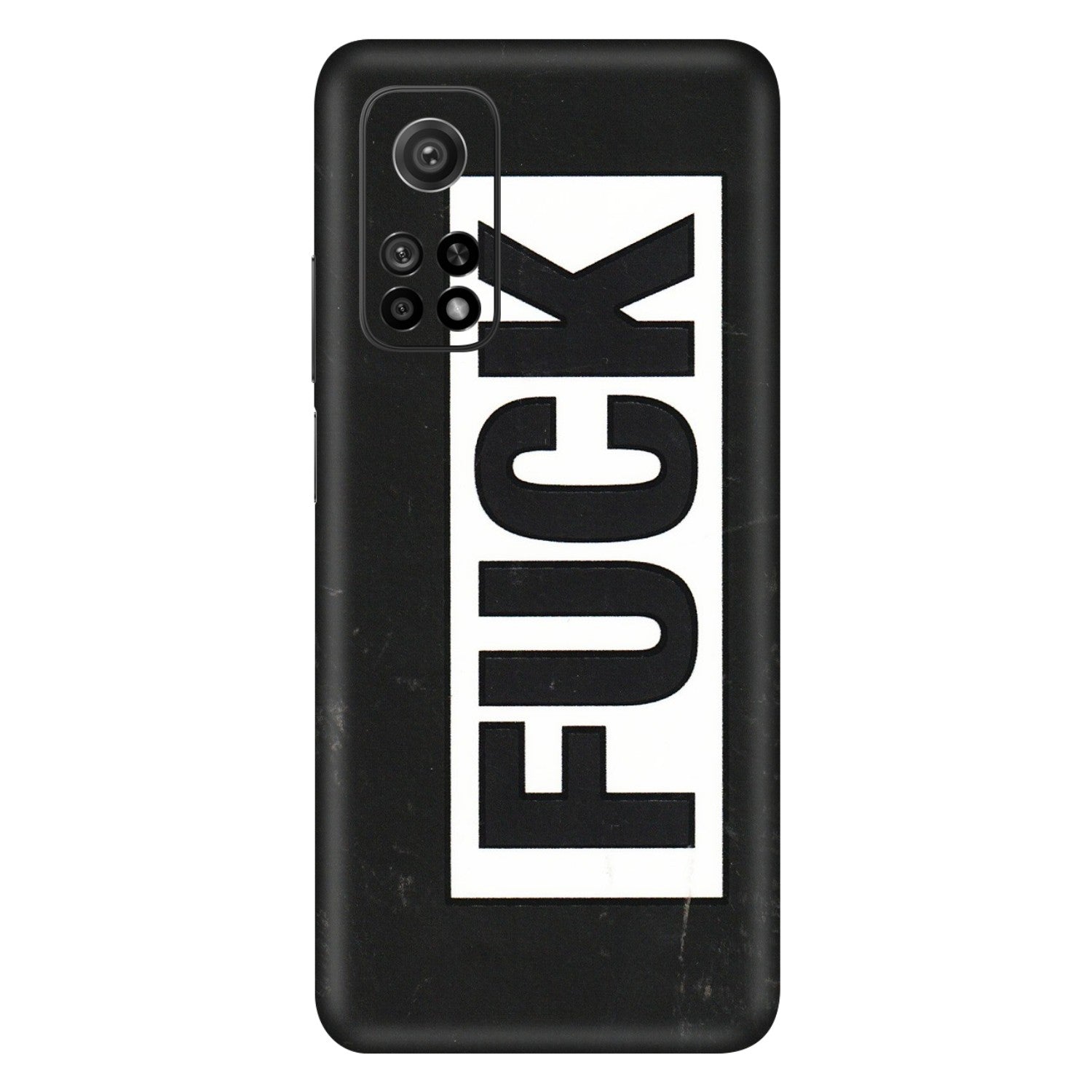 Xiaomi Redmi Phone Skins (All Models) - The F Word - 3D Embossed Finish (L-255) Mi 10T 5G