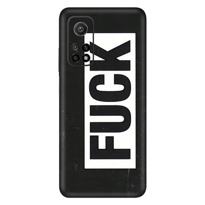 Xiaomi Redmi Phone Skins (All Models) - The F Word - 3D Embossed Finish (L-255) Mi 10T 5G