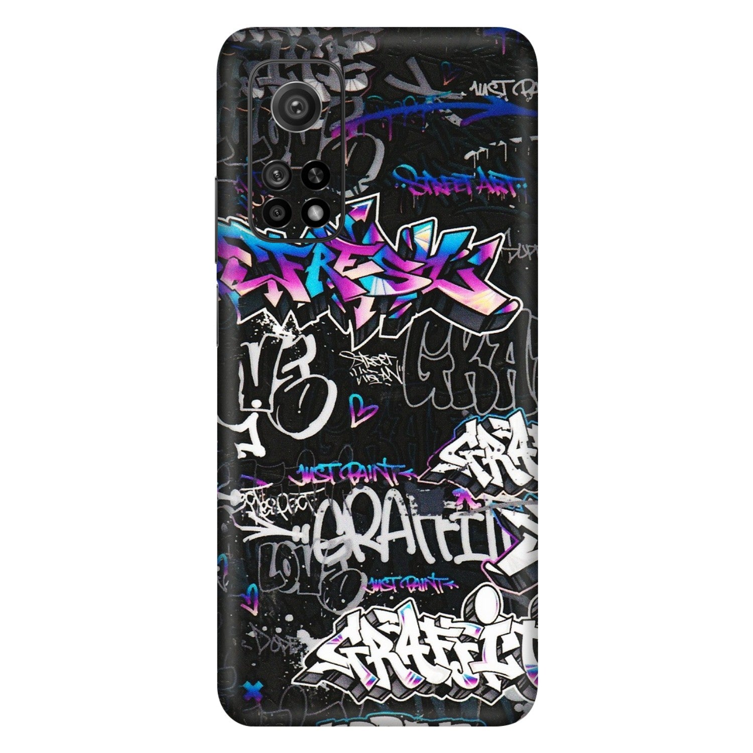 Xiaomi Redmi Phone Skins (All Models) - Graffiti Killer - 3D Embossed Finish (L-274) Mi 10T 5G
