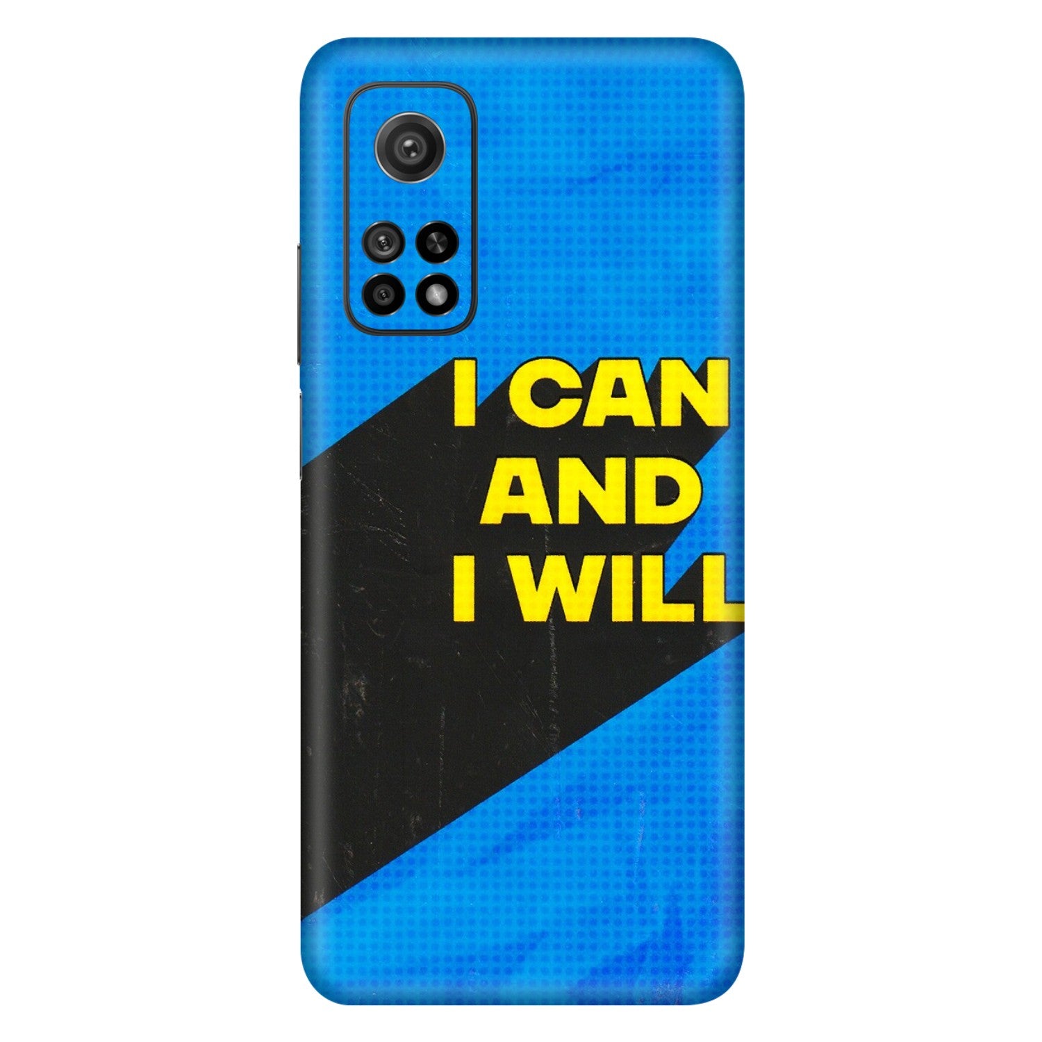 Xiaomi Redmi Phone Skins (All Models) - I Can And I Will - 3D Embossed Finish (L-281) Mi 10T 5G