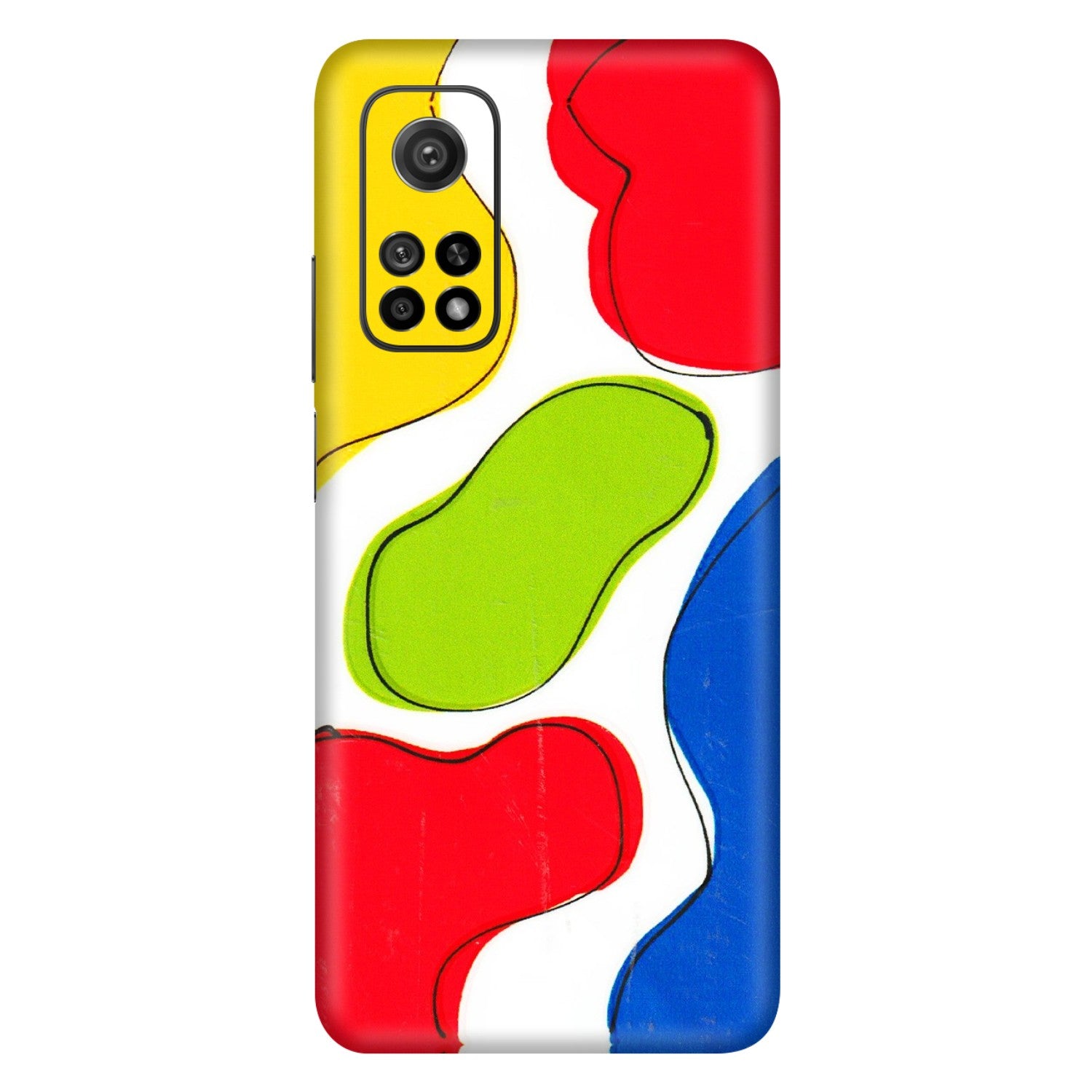 Xiaomi Redmi Phone Skins (All Models) - RGB Colour Paint - 3D Embossed Finish (L-284) Mi 10T 5G