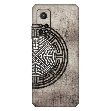 Xiaomi Redmi Phone Skins (All Models) - Mysterious Circular Design - 3D Embossed Finish (L-63) Mi 10T 5G