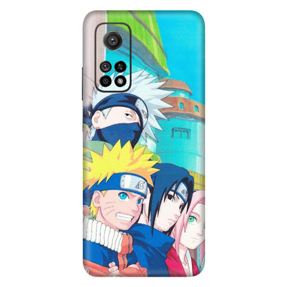 Xiaomi Redmi Phone Skins (All Models) - Team Minato And Kakashi - Matte Finish (M-101) Mi 10T 5G