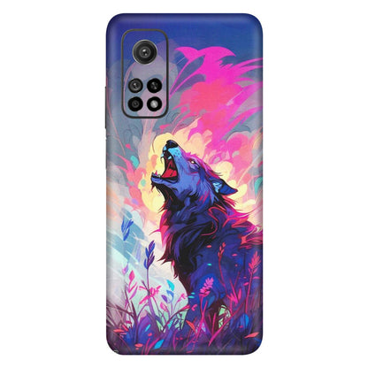 Xiaomi Redmi Phone Skins (All Models) - New Wild Wolf Abstract - Matte Finish (M-125) Mi 10T 5G