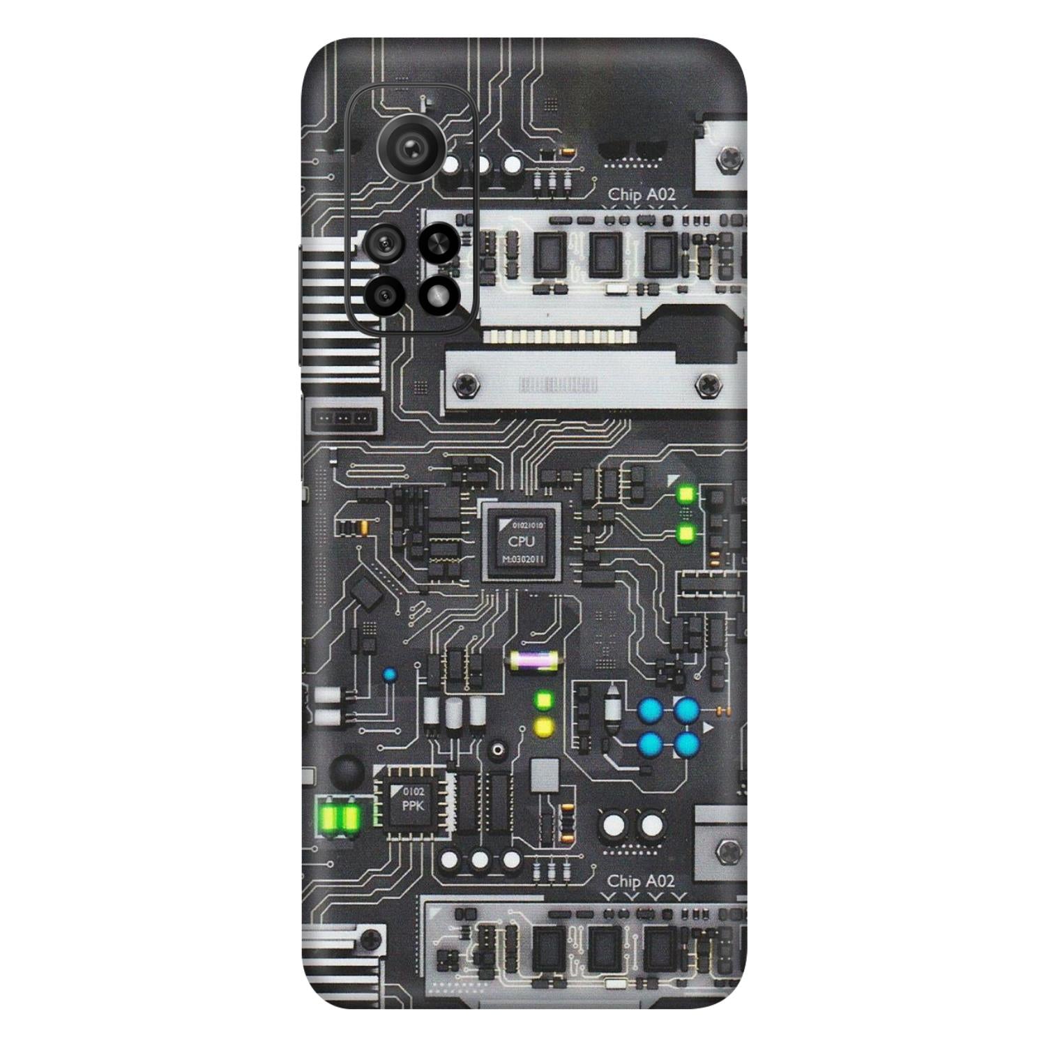 Xiaomi Redmi Phone Skins (All Models) - Motherboard Internals - Matte Finish (M-135) Mi 10T 5G