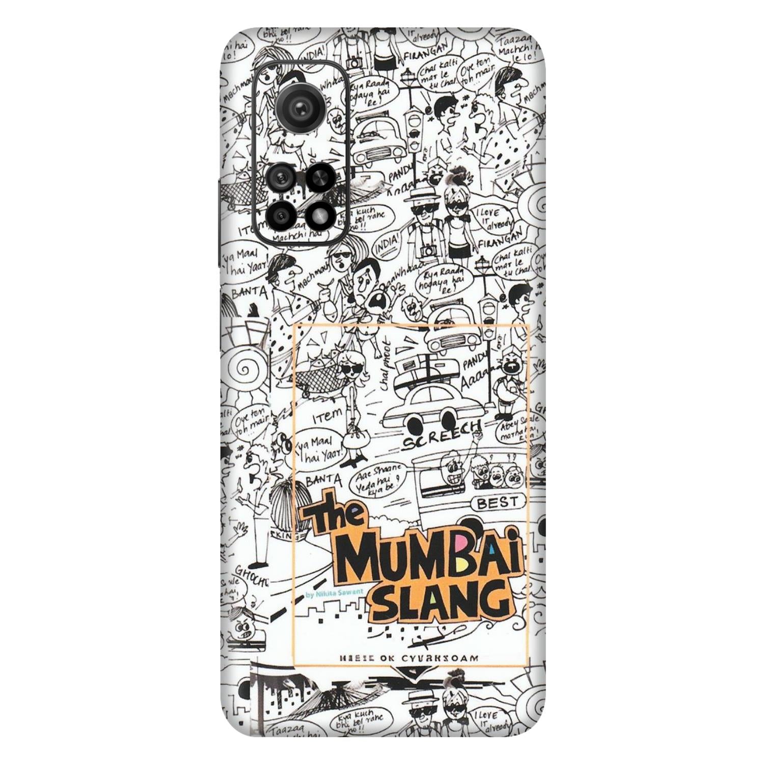 Xiaomi Redmi Phone Skins (All Models) - The Mumbai Slang - Matte Finish (M-142) Mi 10T 5G