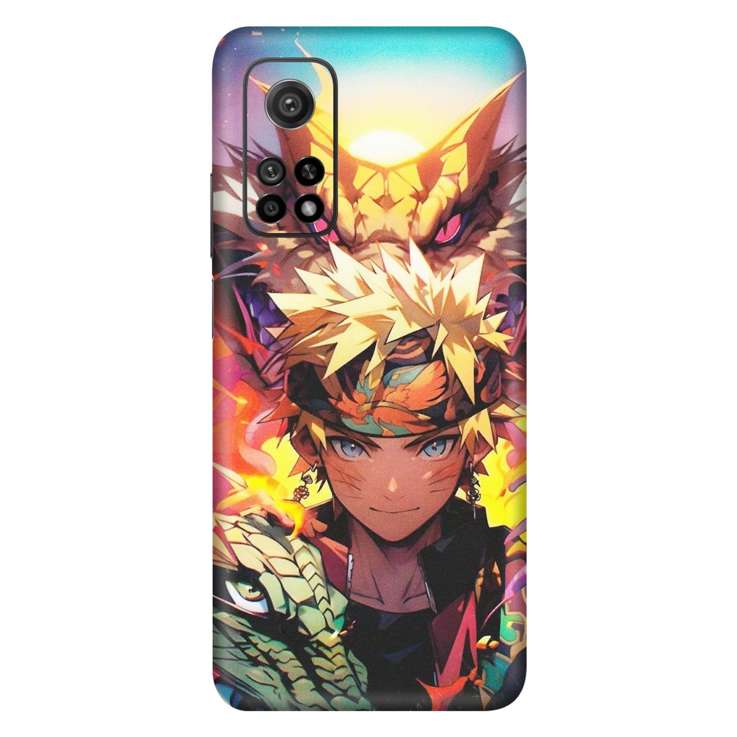 Xiaomi Redmi Phone Skins (All Models) - Angry Naruto Anime - Matte Finish (M-148) Mi 10T 5G