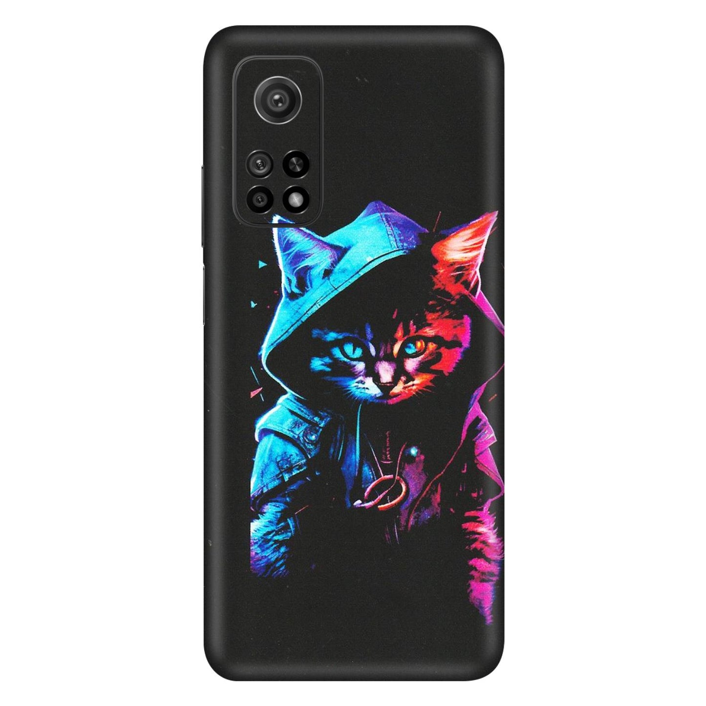 Xiaomi Redmi Phone Skins (All Models) - Cyberpunk Cat - Matte Finish (M-45) Mi 10T 5G