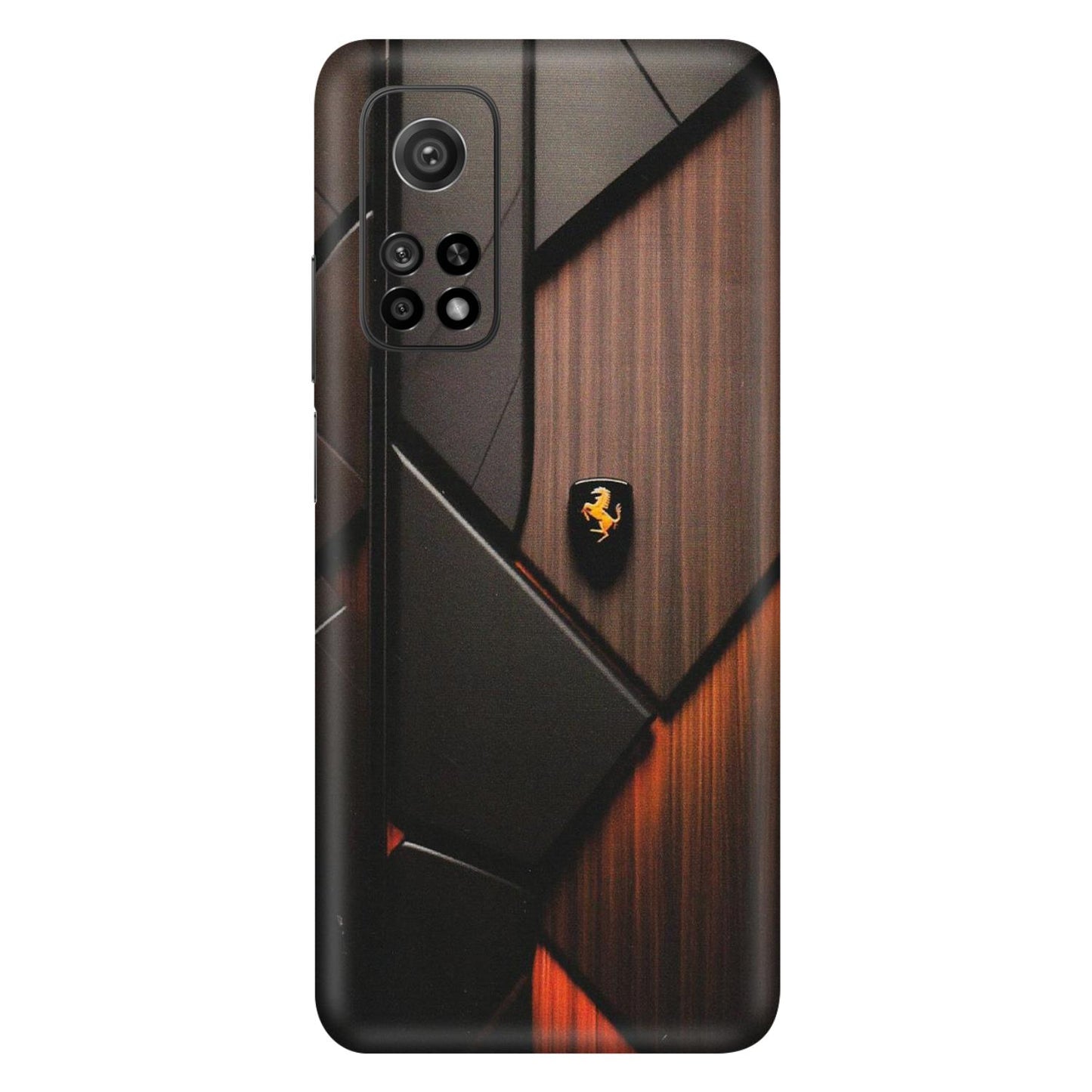 Xiaomi Redmi Phone Skins (All Models) - Lambo Beauty Wood Pattern Sober - Matte Finish (M-51) Mi 10T 5G