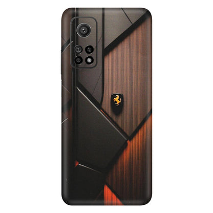 Xiaomi Redmi Phone Skins (All Models) - Lambo Beauty Wood Pattern Sober - Matte Finish (M-51) Mi 10T 5G