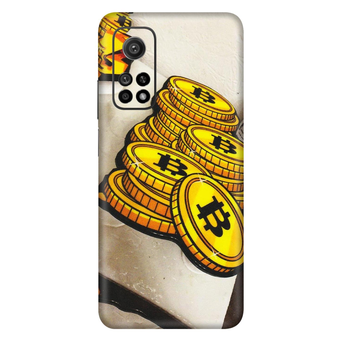 Xiaomi Redmi Phone Skins (All Models) - Billionaire Bitcoin Collection - Matte Finish (M-92) Mi 10T 5G