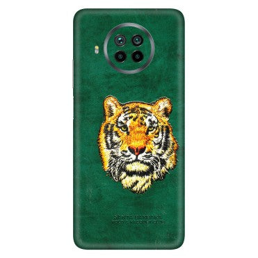 Xiaomi Redmi Phone Skins (All Models) - Leather Feel Tiger - 3D Embossed Finish (L-111) Mi 10 T Lite
