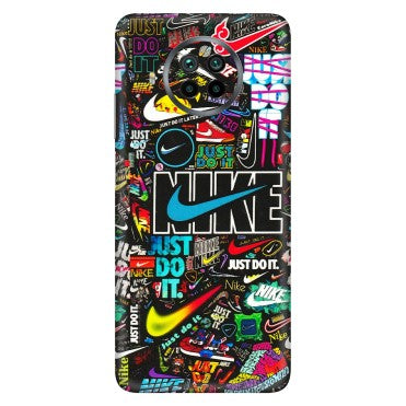 Xiaomi Redmi Phone Skins (All Models) - Just Do It Doodles - 3D Embossed Finish (L-166) Mi 10 T Lite