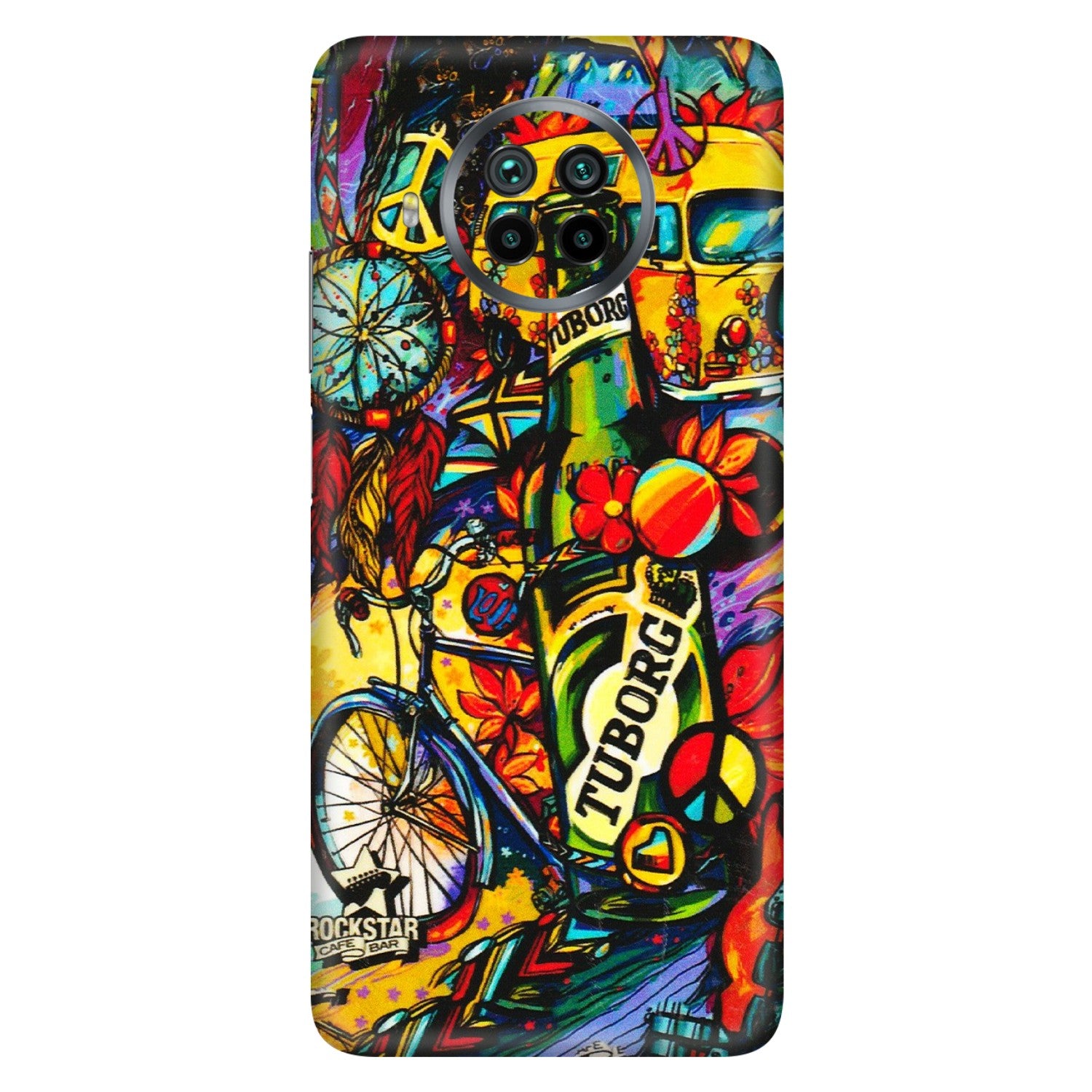 Xiaomi Redmi Phone Skins (All Models) - Cool Beer Bottle - 3D Embossed Finish (L-193) Mi 10 T Lite