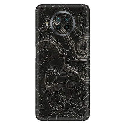Xiaomi Redmi Phone Skins (All Models) - Black Swirl - 3D Embossed Finish (L-196) Mi 10 T Lite