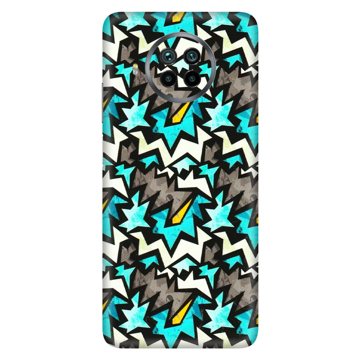 Xiaomi Redmi Phone Skins (All Models) - Funky Zig Zag - 3D Embossed Finish (L-223) Mi 10 T Lite