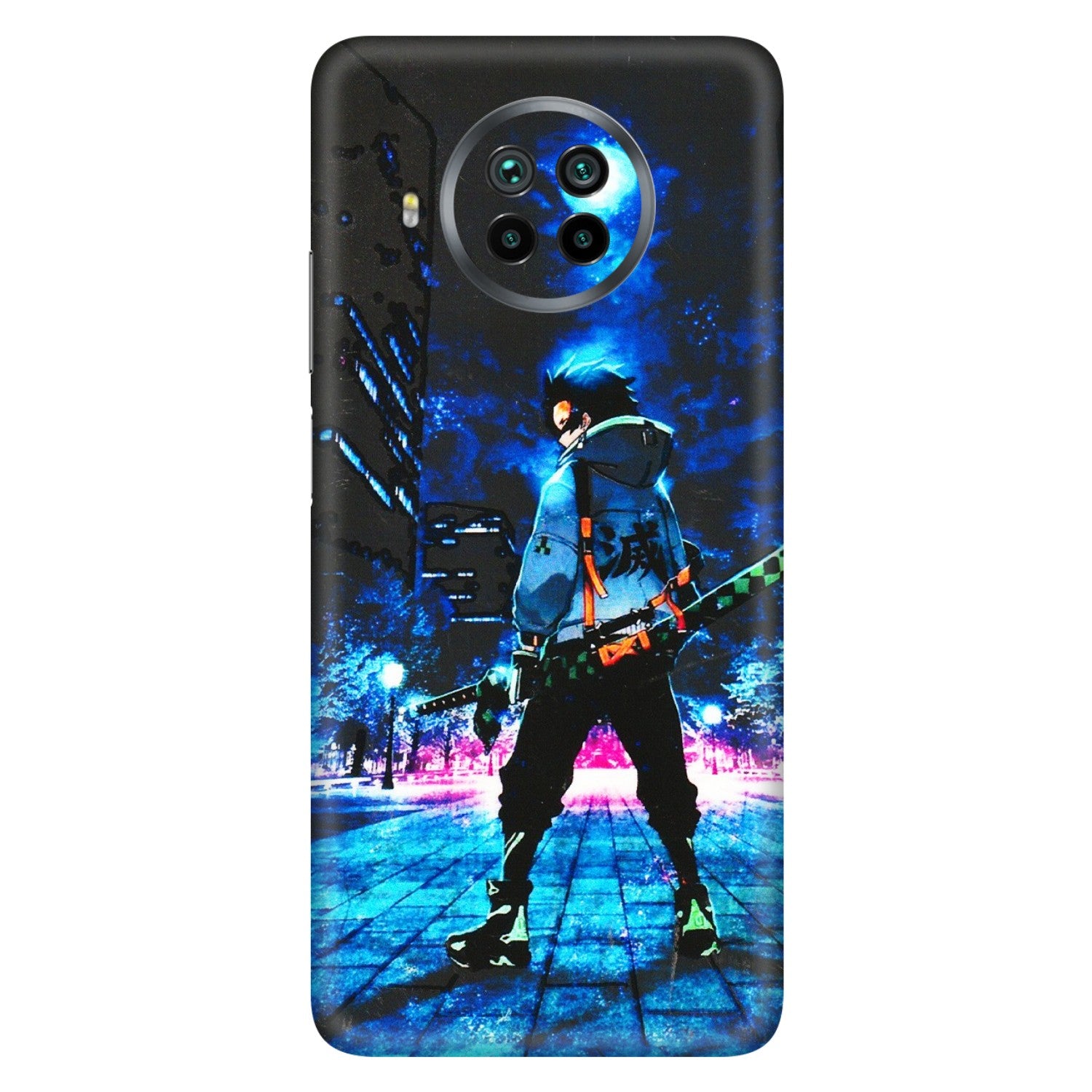 Xiaomi Redmi Phone Skins (All Models) - Demon Slayer Sword - 3D Embossed Finish (L-247) Mi 10 T Lite