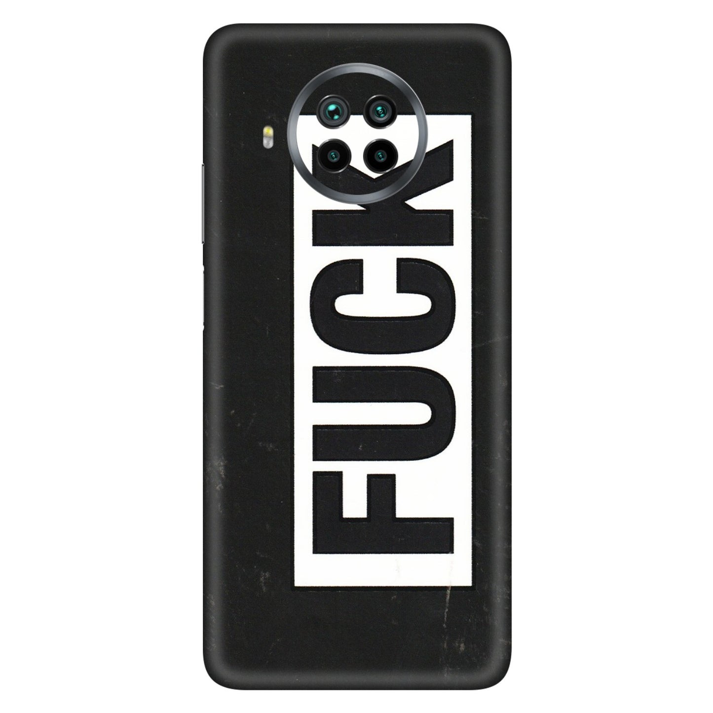 Xiaomi Redmi Phone Skins (All Models) - The F Word - 3D Embossed Finish (L-255) Mi 10 T Lite