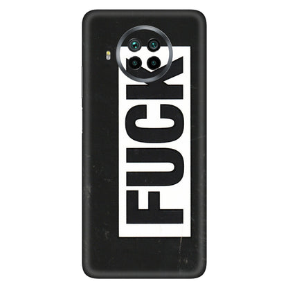 Xiaomi Redmi Phone Skins (All Models) - The F Word - 3D Embossed Finish (L-255) Mi 10 T Lite