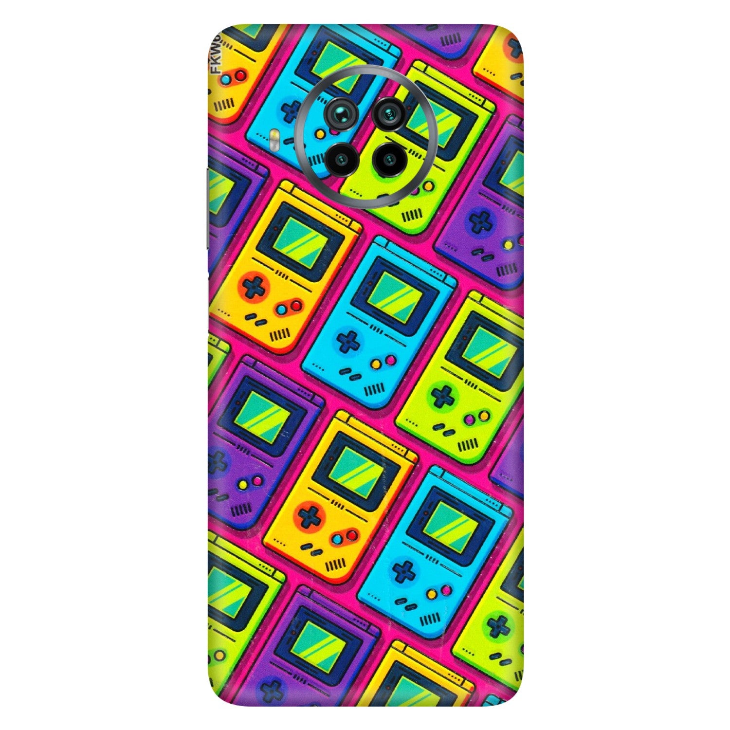Xiaomi Redmi Phone Skins (All Models) - Gameboy Colourful - 3D Embossed Finish (L-266) Mi 10 T Lite