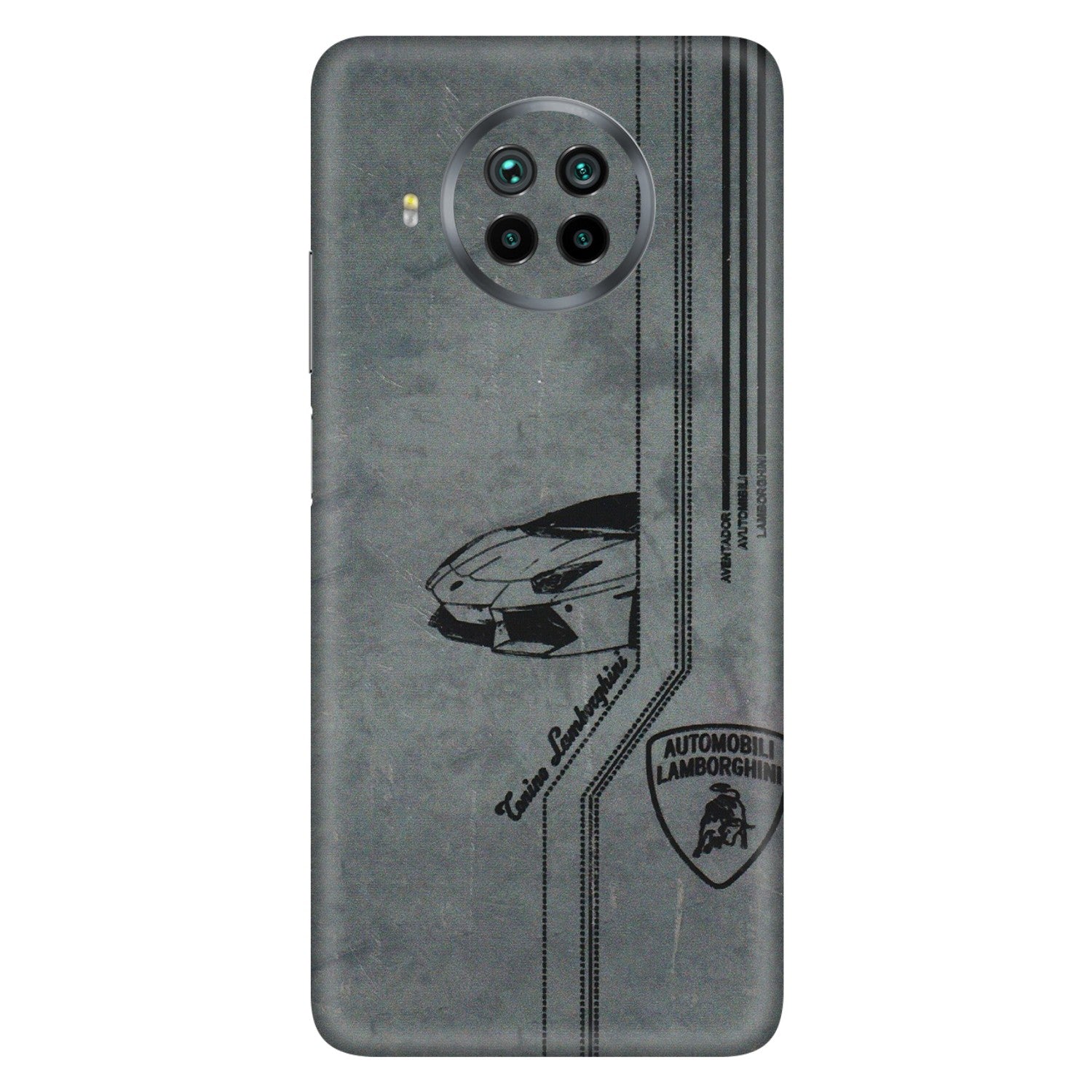 Xiaomi Redmi Phone Skins (All Models) - New Lamborgini Aventador - 3D Embossed Finish (L-321) Mi 10 T Lite