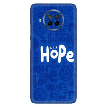 Xiaomi Redmi Phone Skins (All Models) - Hope Doodles Blue - 3D Embossed Finish (L-43) Mi 10 T Lite