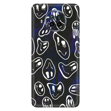 Xiaomi Redmi Phone Skins (All Models) - Distorted Smileys - 3D Embossed Finish (L-92) Mi 10 T Lite