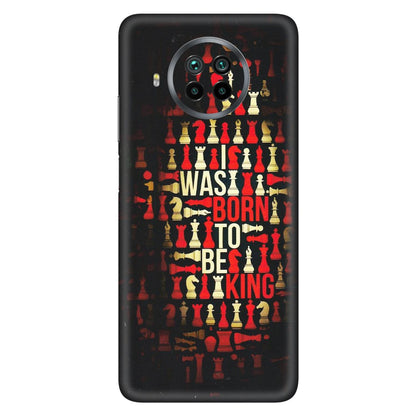 Xiaomi Redmi Phone Skins (All Models) - Born To Be King - Matte Finish (M-73) Mi 10 T Lite