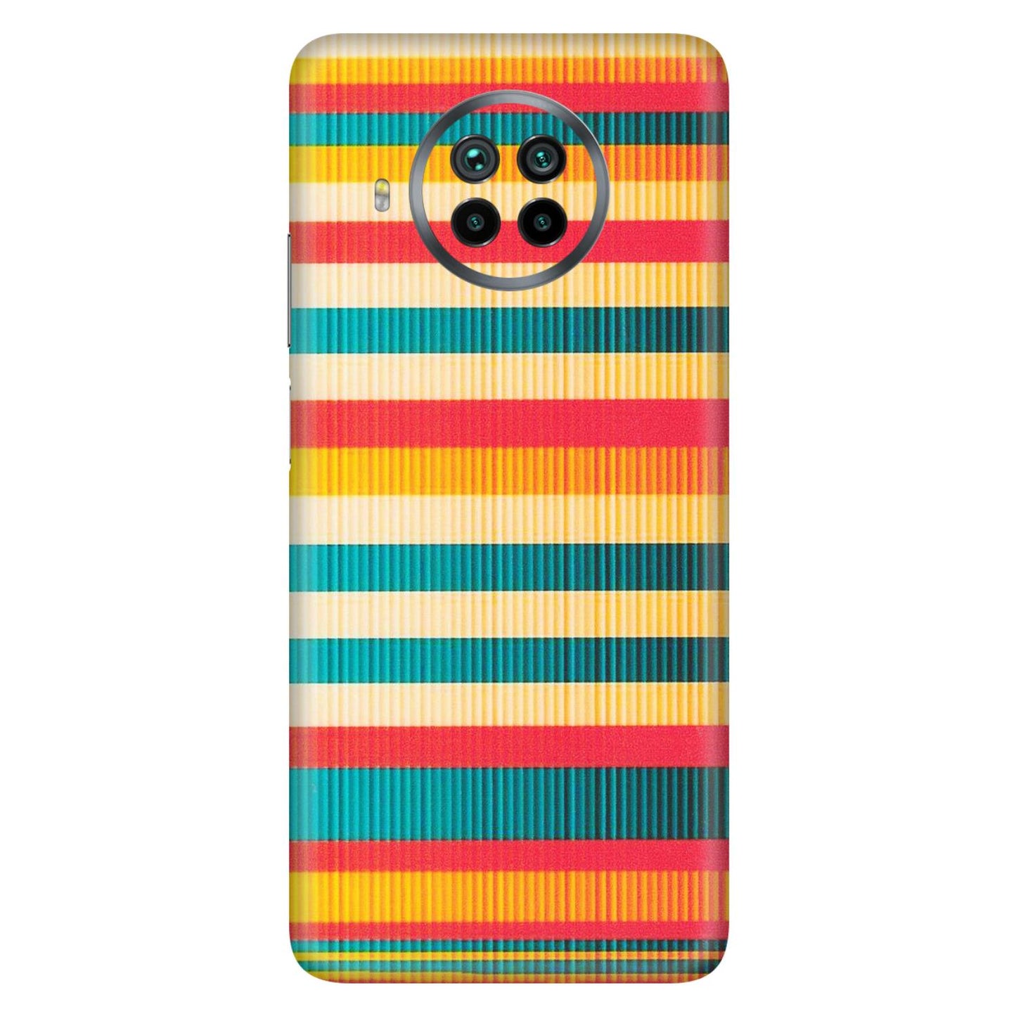 Xiaomi Redmi Phone Skins (All Models) - Colourful Stripes Soothing Effect - Matte Finish (M-86) Mi 10 T Lite