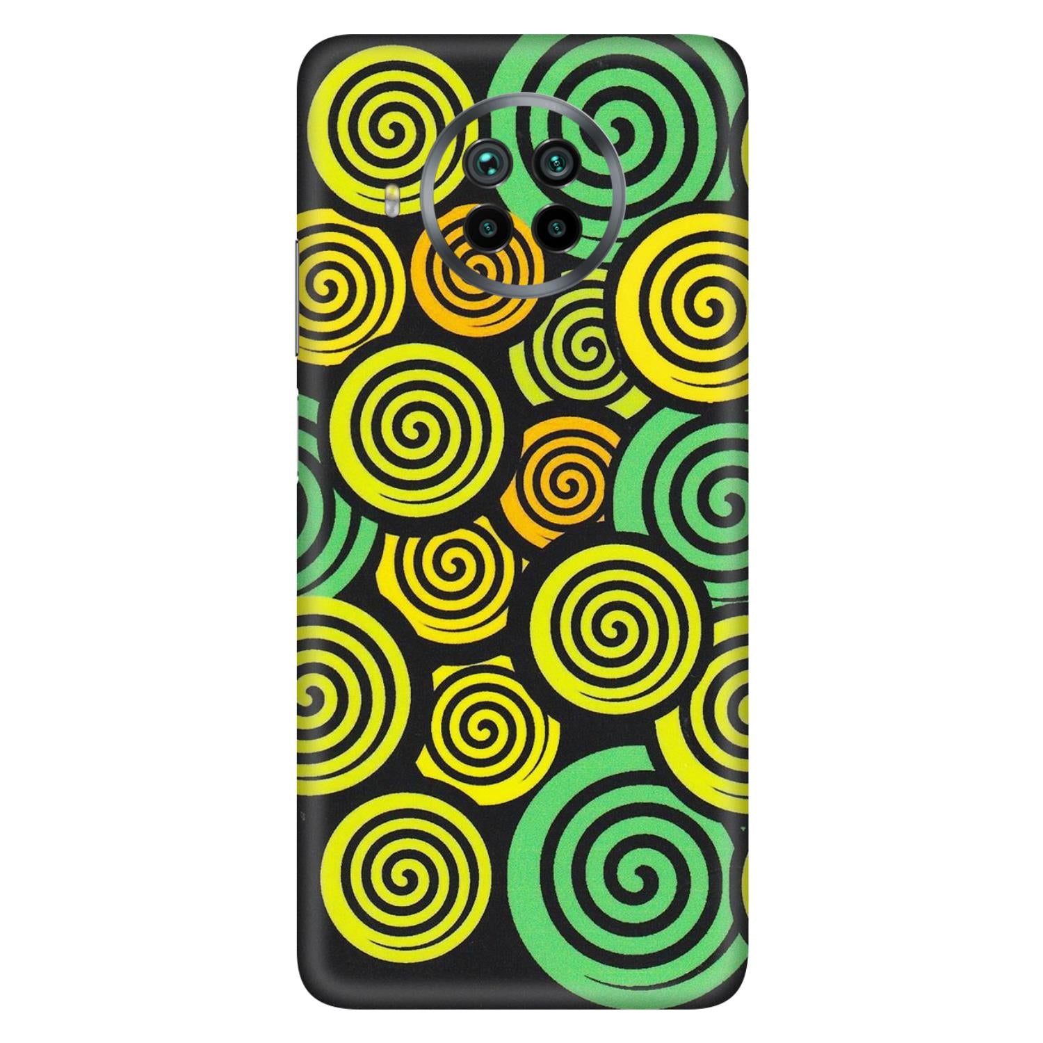Xiaomi Redmi Phone Skins (All Models) - Crazy Spiral - Matte Finish (M-91) Mi 10 T Lite
