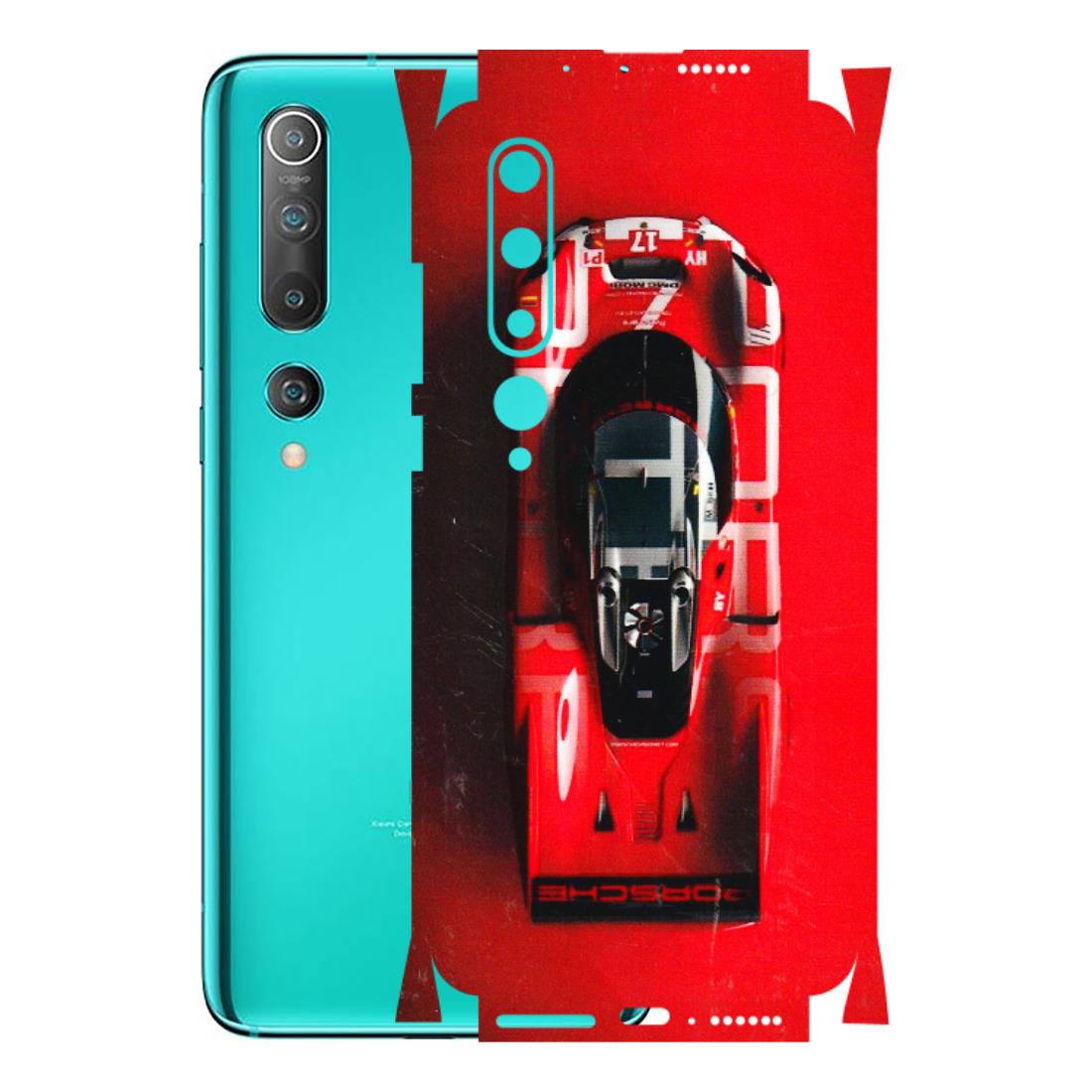 Xiaomi Redmi Phone Skins (All Models) - Red Porsche Car Logo - 3D Embossed Finish (L-315) Mi 10 5G