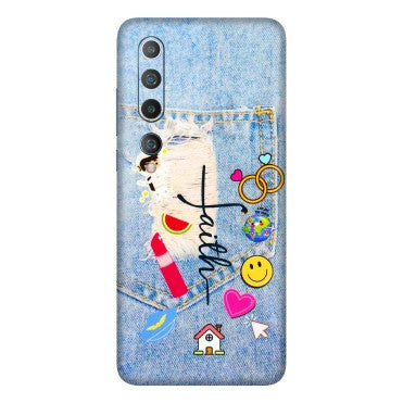 Xiaomi Redmi Phone Skins (All Models) - Denim Jeans Pocket - 3D Embossed Finish (L-134) Mi 10 5G