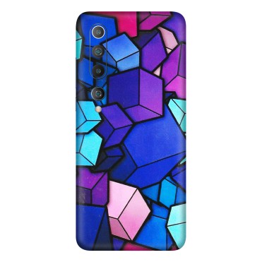 Xiaomi Redmi Phone Skins (All Models) - Cube Doodle - 3D Embossed Finish (L-141) Mi 10 5G