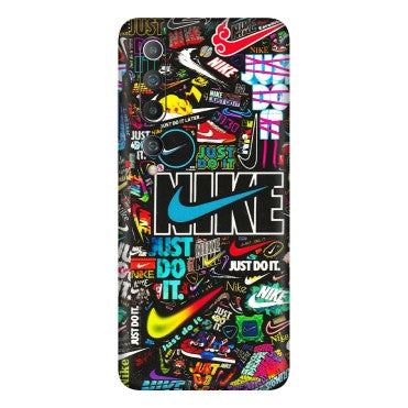 Xiaomi Redmi Phone Skins (All Models) - Just Do It Doodles - 3D Embossed Finish (L-166) Mi 10 5G