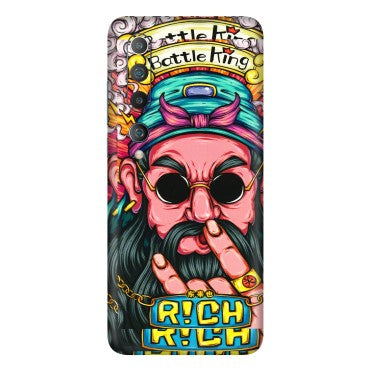 Xiaomi Redmi Phone Skins (All Models) - Battle King Dude Face - 3D Embossed Finish (L-178) Mi 10 5G