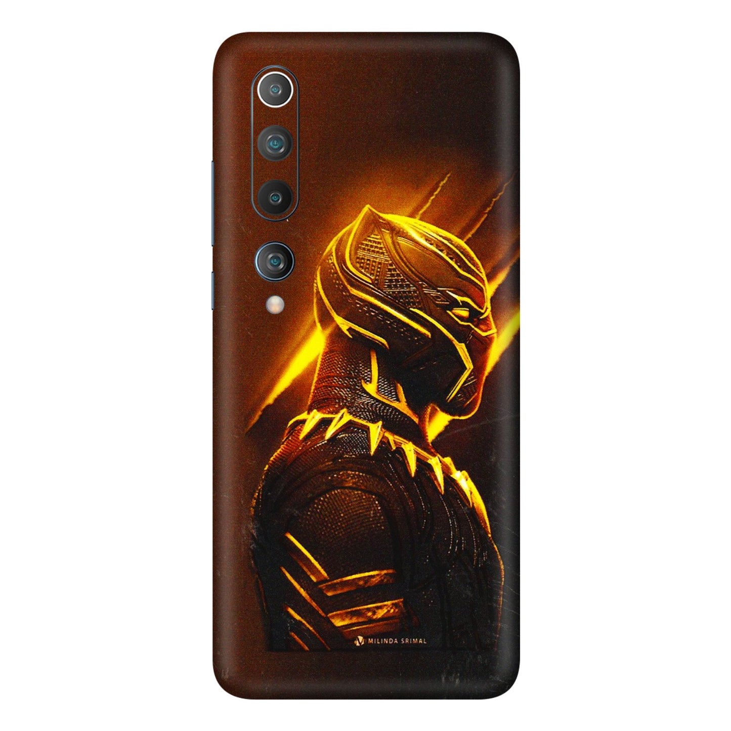 Xiaomi Redmi Phone Skins (All Models) - Gold Black Panther - 3D Embossed Finish (L-181) Mi 10 5G