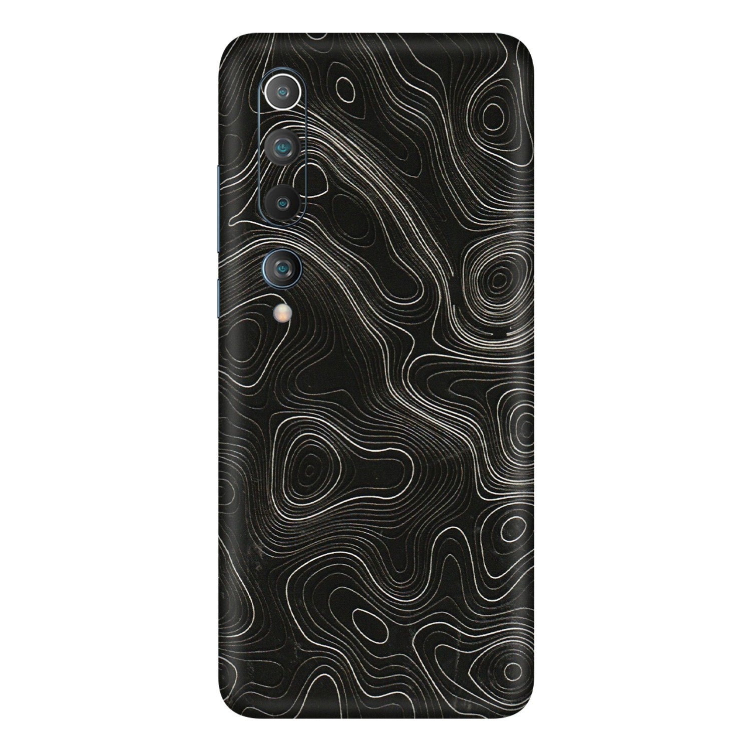 Xiaomi Redmi Phone Skins (All Models) - Black Swirl - 3D Embossed Finish (L-196) Mi 10 5G