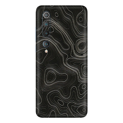 Xiaomi Redmi Phone Skins (All Models) - Black Swirl - 3D Embossed Finish (L-196) Mi 10 5G
