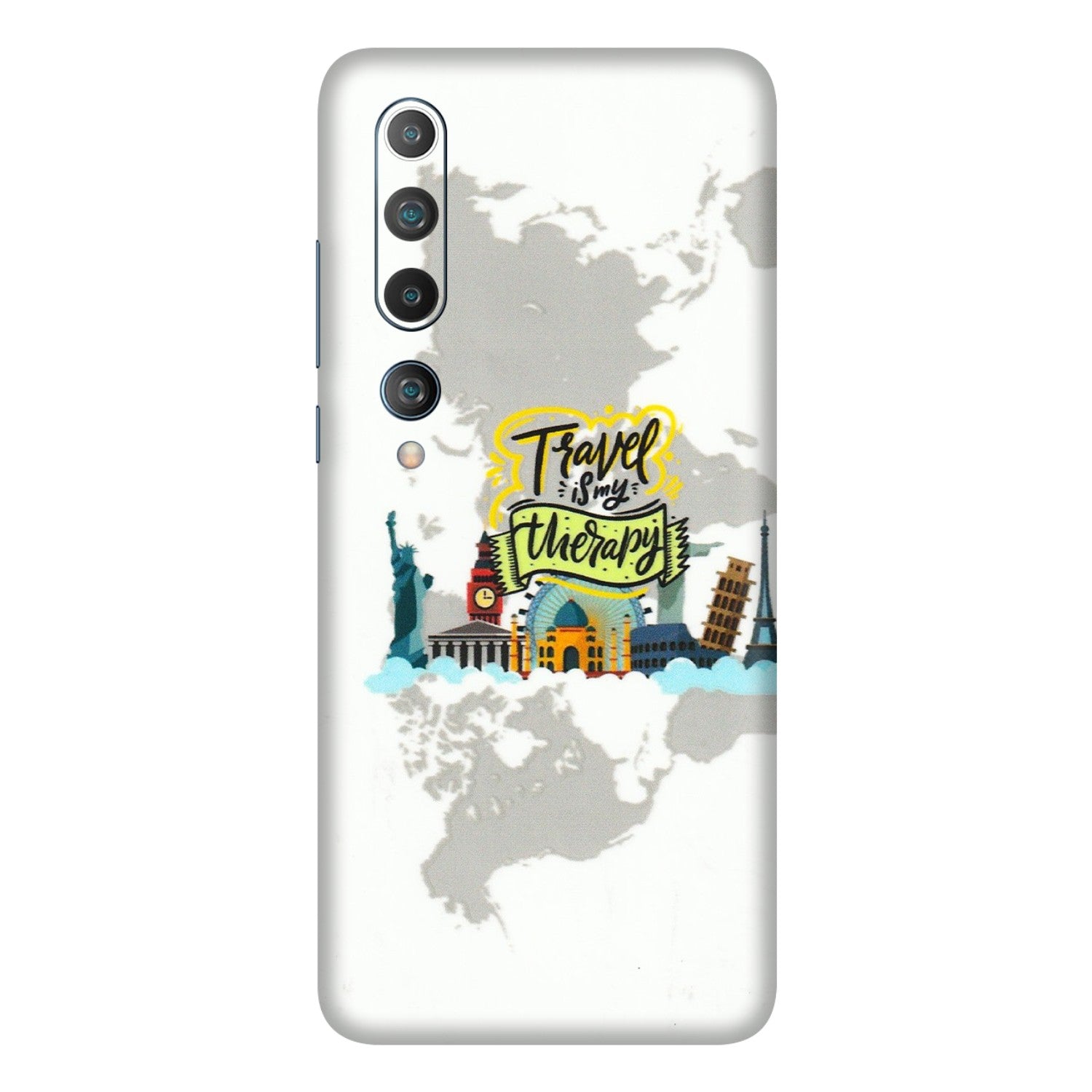 Xiaomi Redmi Phone Skins (All Models) - Travel Therapy - 3D Embossed Finish (L-199) Mi 10 5G