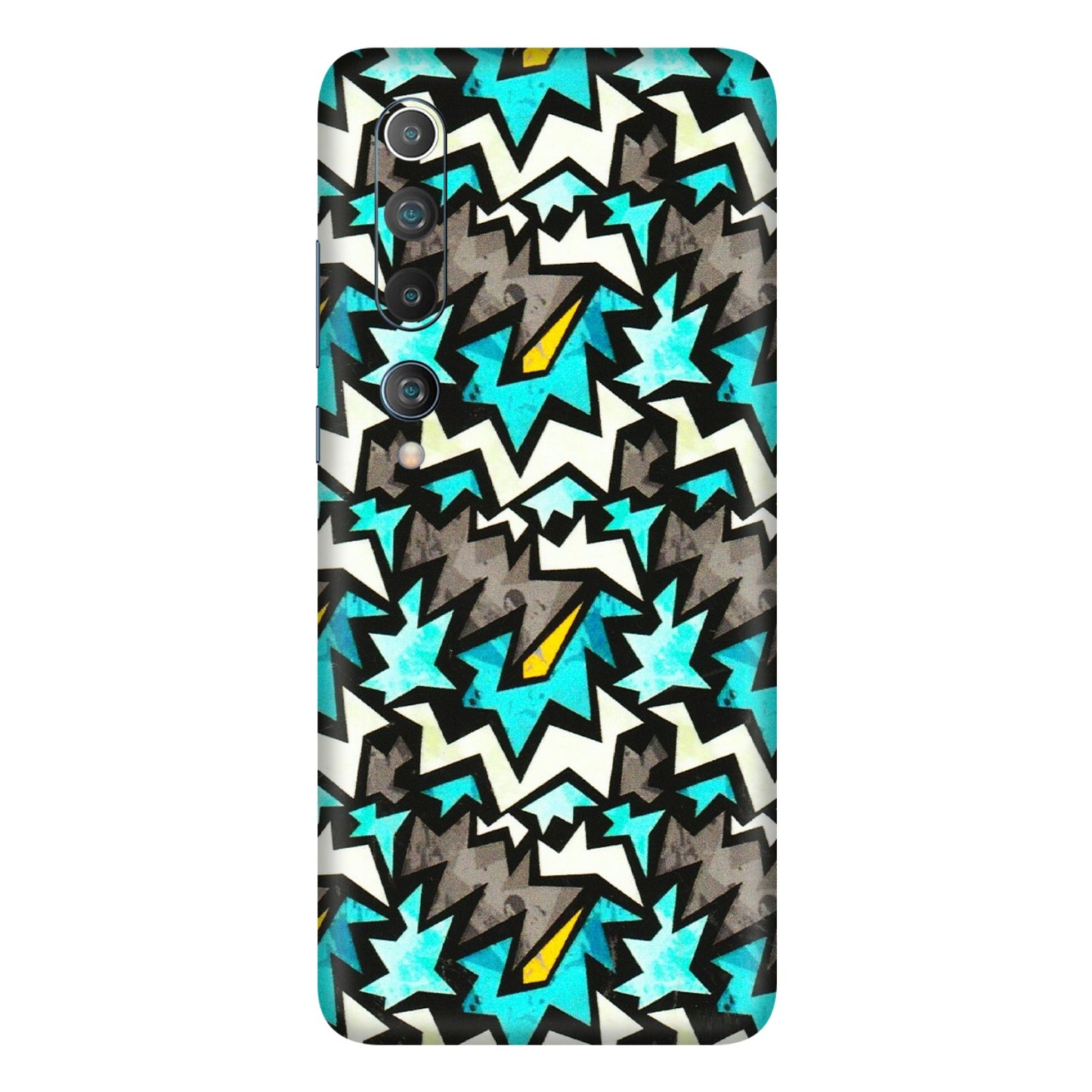 Xiaomi Redmi Phone Skins (All Models) - Funky Zig Zag - 3D Embossed Finish (L-223) Mi 10 5G