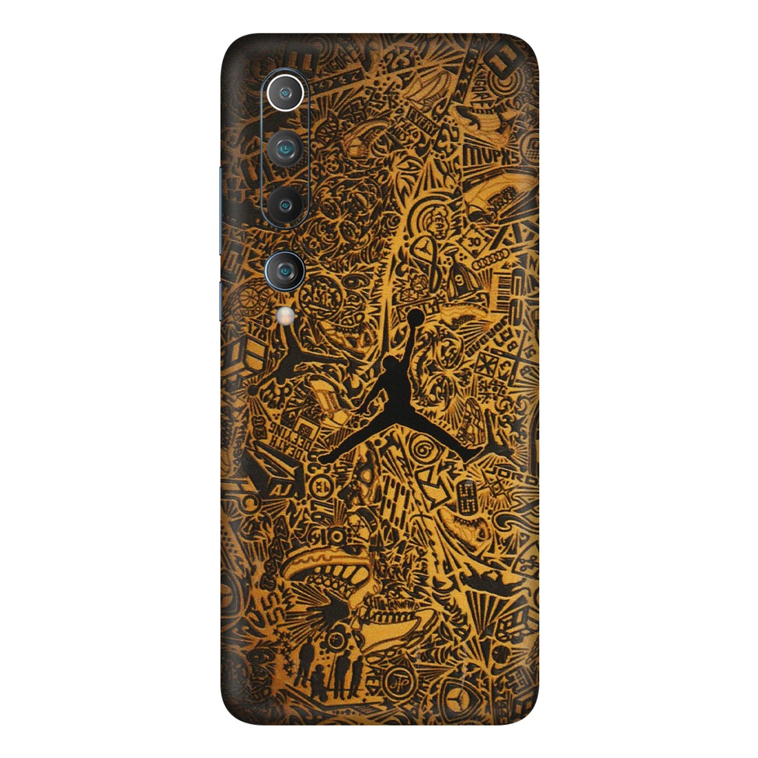 Xiaomi Redmi Phone Skins (All Models) - Premium Gold Basketball Player - 3D Embossed Finish (L-236) Mi 10 5G