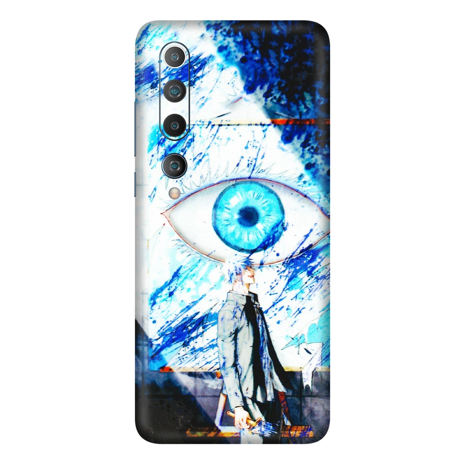 Xiaomi Redmi Phone Skins (All Models) - Gojo Satoru evil eye - 3D Embossed Finish (L-239) Mi 10 5G