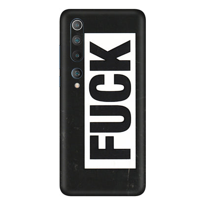 Xiaomi Redmi Phone Skins (All Models) - The F Word - 3D Embossed Finish (L-255) Mi 10 5G