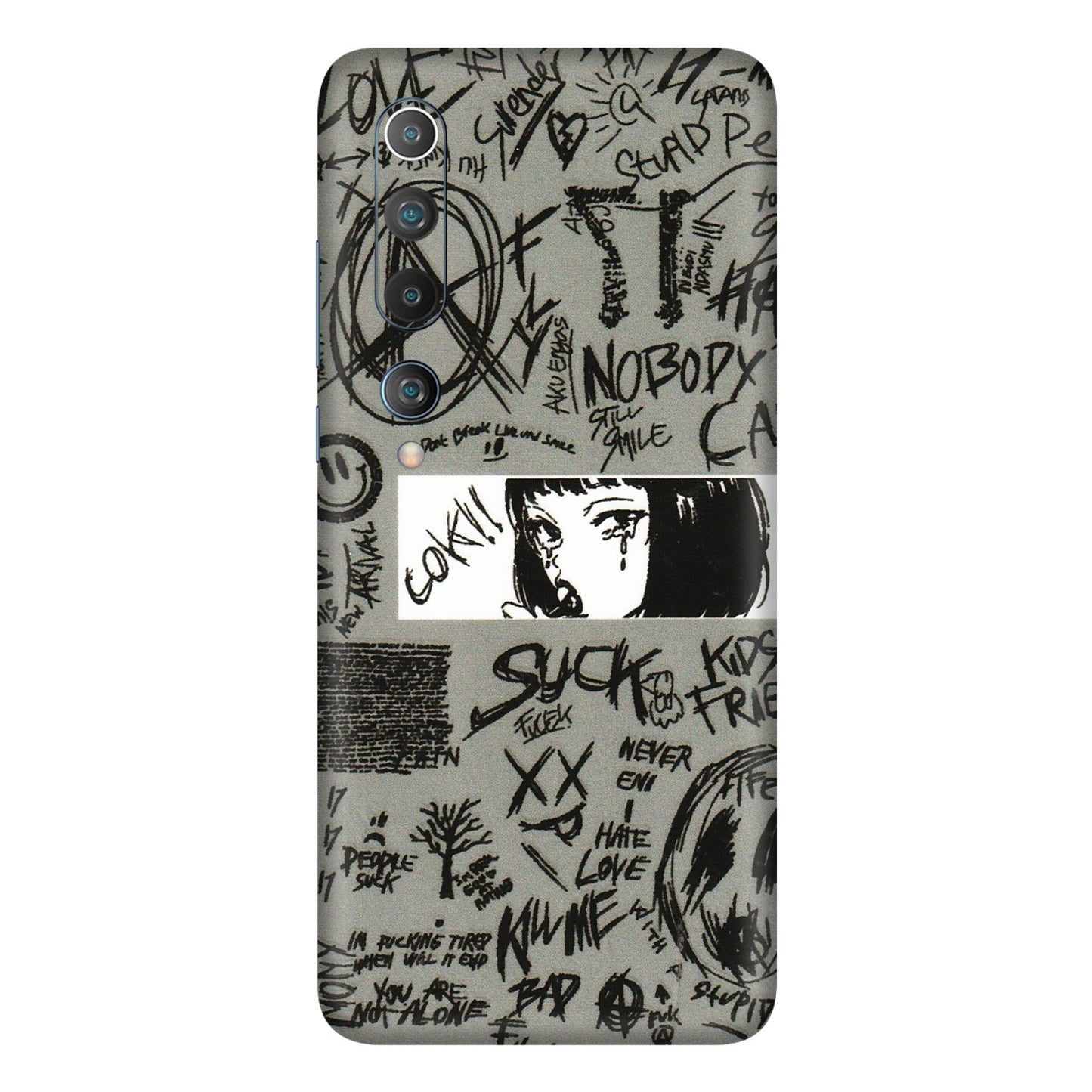 Xiaomi Redmi Phone Skins (All Models) - Never Have Love Anime - 3D Embossed Finish (L-260) Mi 10 5G