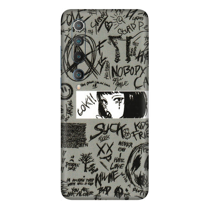Xiaomi Redmi Phone Skins (All Models) - Never Have Love Anime - 3D Embossed Finish (L-260) Mi 10 5G