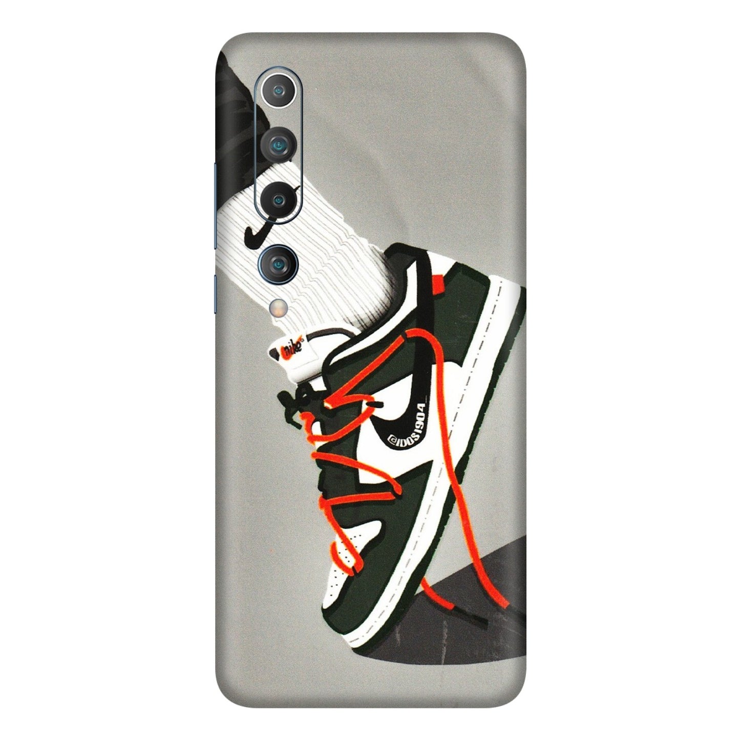Xiaomi Redmi Phone Skins (All Models) - New Grey Sneaker - 3D Embossed Finish (L-261) Mi 10 5G
