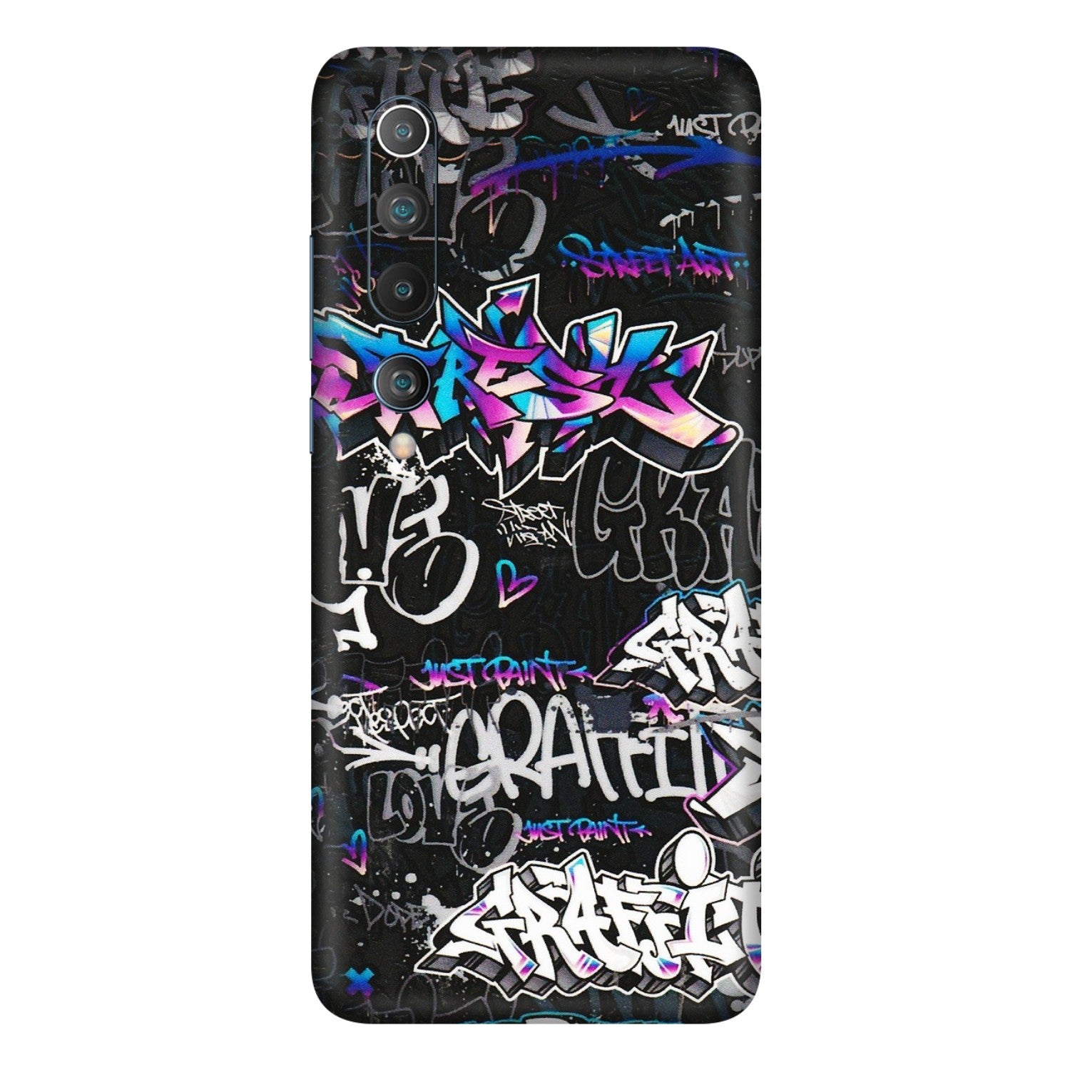 Xiaomi Redmi Phone Skins (All Models) - Graffiti Killer - 3D Embossed Finish (L-274) Mi 10 5G