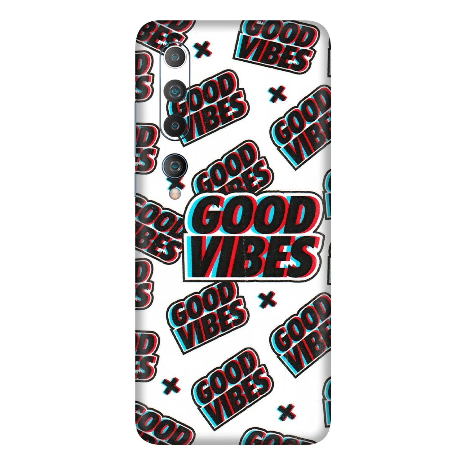 Xiaomi Redmi Phone Skins (All Models) - Good Vibes - 3D Embossed Finish (L-282) Mi 10 5G
