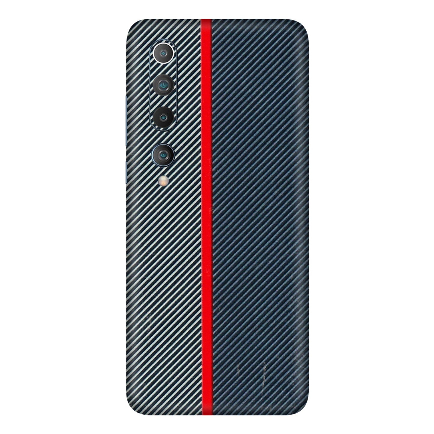 Xiaomi Redmi Phone Skins (All Models) - Blue Sober Lines - 3D Embossed Finish (L-305) Mi 10 5G