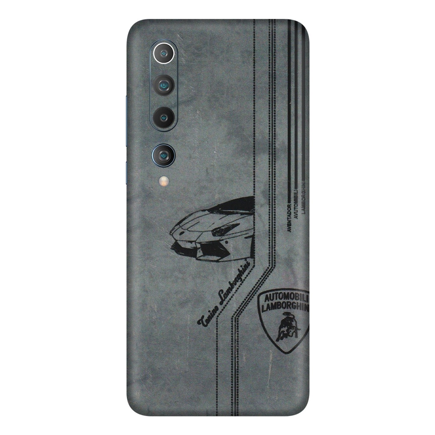 Xiaomi Redmi Phone Skins (All Models) - New Lamborgini Aventador - 3D Embossed Finish (L-321) Mi 10 5G